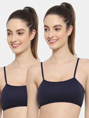 Floret Floret Sports Non Padded Full Coverage Bra Women Sports Non Padded Bra(Dark Blue, Dark Blue)