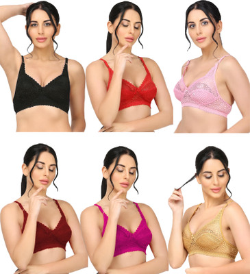 BACIONE DECENT BRA MODEL BRA Women Everyday Non Padded Bra(Multicolor)