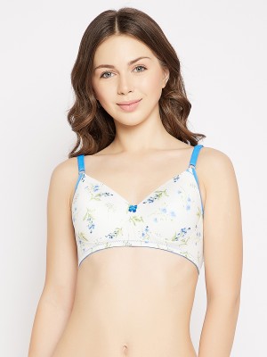 Clovia Women T-Shirt Lightly Padded Bra(White)