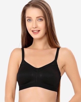 Candour London Women Minimizer Lightly Padded Bra(Black)