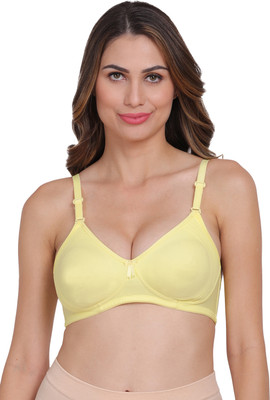AMOUR SECRET Women T-Shirt Non Padded Bra(Yellow)