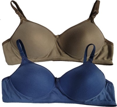 Msskzone Women Push-up Non Padded Bra(Multicolor)