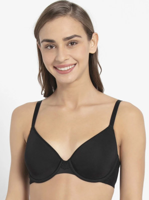 JOCKEY Women T-Shirt Lightly Padded Bra(Black)