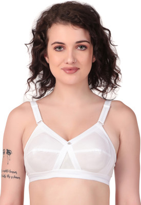Piylu Women Minimizer Non Padded Bra(White)
