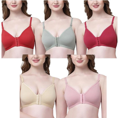 Feni Enterprise Women Maternity/Nursing Non Padded Bra(Multicolor)