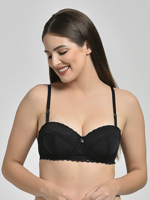Makclan Women Push-up Lightly Padded Bra(Black)