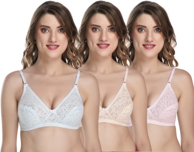 Softskin Women Everyday Non Padded Bra(Multicolor)