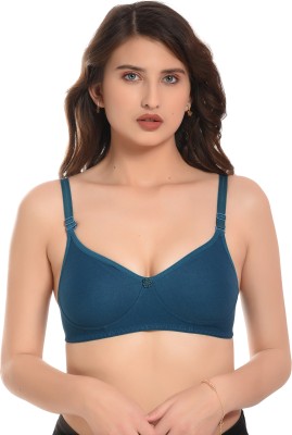 elina Women T-Shirt Non Padded Bra(Blue)