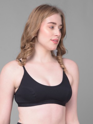 Women Sports Non Padded Bra(Black)