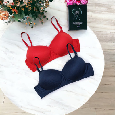 Prizana Women Push-up Lightly Padded Bra(Multicolor)