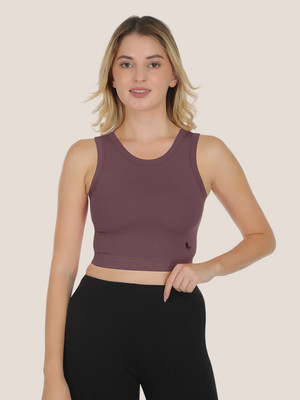 POOJA RAGENEE Women Sports Non Padded Bra(Purple)