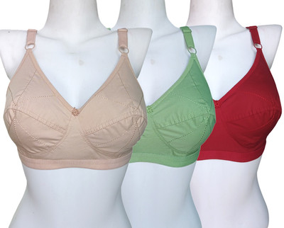 girliya lane Women Full Coverage Non Padded Bra(Maroon)