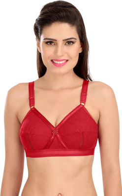 SONA PERFECTO Women Full Coverage Non Padded Bra(Red)