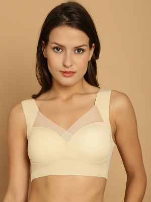 FRISKERS Women Sports Lightly Padded Bra(Beige)