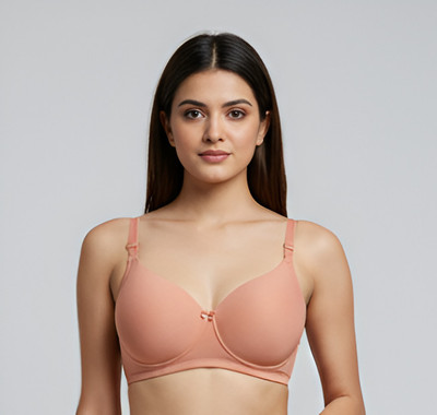 Lingerie Park Women Everyday Light Padded Bra Women Everyday Lightly Padded Bra(Pink)