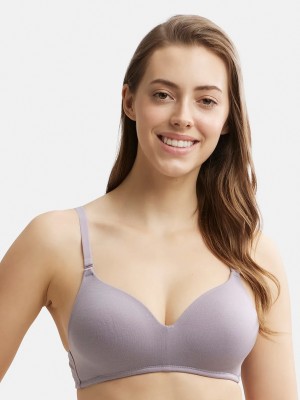 JOCKEY Women T-Shirt Lightly Padded Bra(Grey)