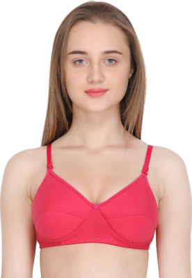 UZUN Women Push-up Heavily Padded Bra(Pink)