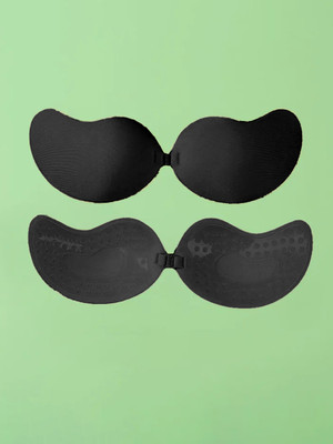FIMBUL Black Push-Up Adhesive Bra Women Push-up Lightly Padded Bra(Black)