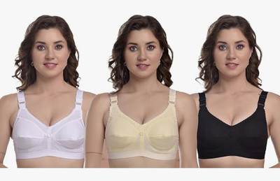 RSR ENTERPRISE Women Full Coverage Non Padded Bra(Multicolor)