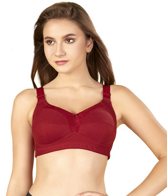 BlueNixie BN22044 Women Full Coverage Non Padded Bra(Maroon)