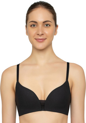 Triumph Flex Smart P EX Women T-Shirt Lightly Padded Bra(Black)
