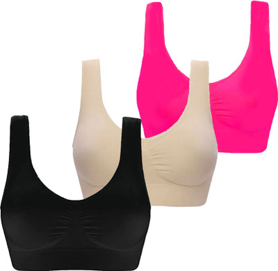 Brafee Women Sports Non Padded Bra(Multicolor)