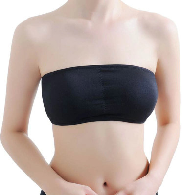PreetyMore Women Bralette Lightly Padded Bra(Black)