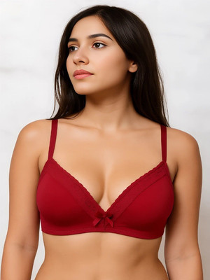 ladoenterprises Anaya Women Everyday Lightly Padded Bra(Maroon)