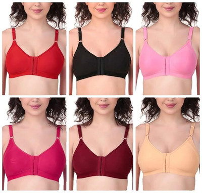 Kapiance Women Maternity/Nursing Non Padded Bra(Multicolor)