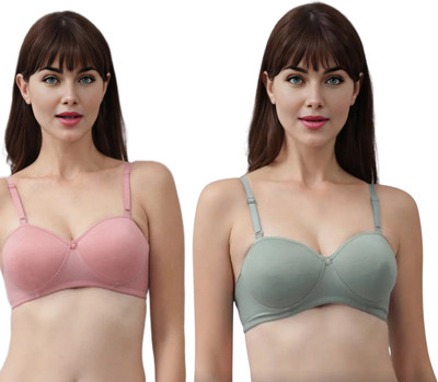 YVLORA English Pad bra Women Everyday Lightly Padded Bra(Multicolor)