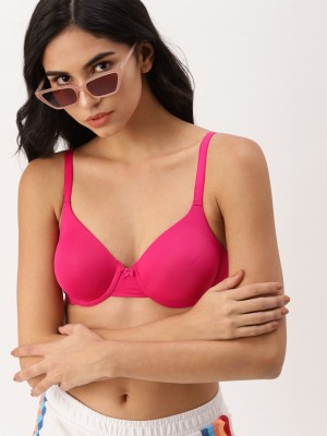 Dressberry Women Everyday Lightly Padded Bra(Pink)