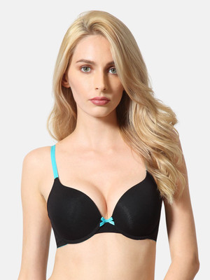 VAN HEUSEN Antibacterial And Padded Women Push-up Lightly Padded Bra(Black)
