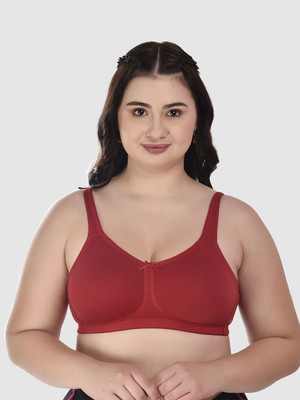 Dressberry FASHION Women Full Coverage Non Padded Bra(Red)