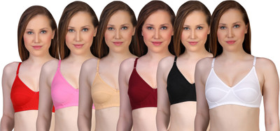 Yana Women Full Coverage Non Padded Bra(Multicolor)
