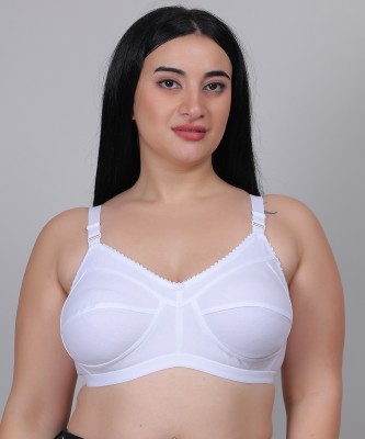 felizia B114 Women Full Coverage Non Padded Bra(White)