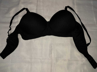 AmoraaWear AmoraaWear Cotton Padded Bra Women Push-up Lightly Padded Bra(Black)