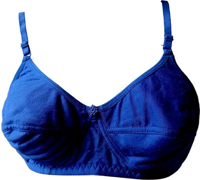 Salasar Enterprises Women T-Shirt Non Padded Bra(Dark Blue)