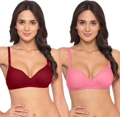 KOMLI Women Push-up Heavily Padded Bra(Multicolor)