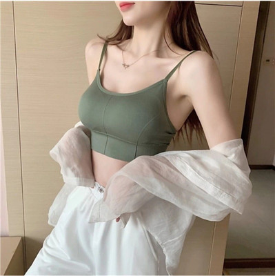 BRANKLY URJA Women Cami Bra Lightly Padded Bra Women Cami Bra Lightly Padded Bra(Green)