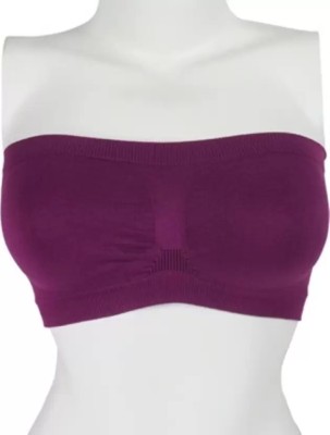 BRATON TUBE BRA Women Full Coverage Non Padded Bra(Purple)