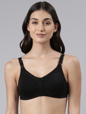 Dollar Missy Wire-Free Panelled Support Everyday Women Everyday Non Padded Bra(Black, Beige)