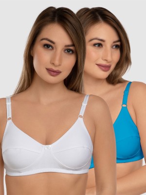 DAISY DEE SHEETAL Women Full Coverage Non Padded Bra(Blue, White)