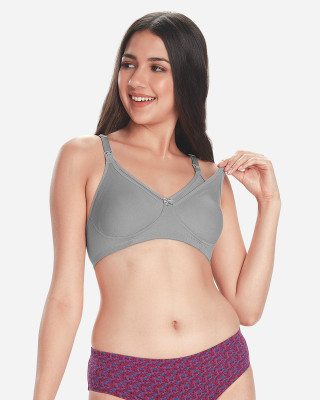 V Star EMMA Women Full Coverage Non Padded Bra(Grey)