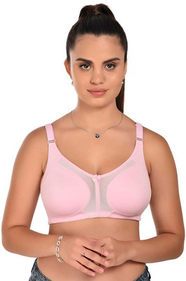 RAHA S.G Lingerie bra for women & girls Women Minimizer Non Padded Bra(Pink)