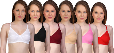 Yana Women Full Coverage Non Padded Bra(Multicolor)