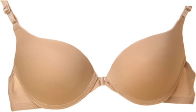 PrivateLifes PrivateLifes Pushup Padded Front Open Multiway Push-Up Bra Women Push-up Heavily Padded Bra(Beige)