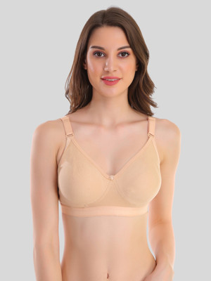 POOJA RAGENEE Women Full Coverage Non Padded Bra(Beige)