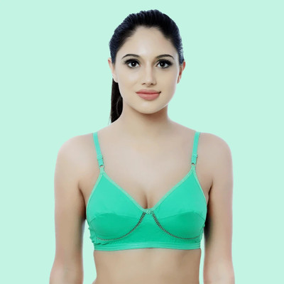 SHLOKE Fashion Women Everyday Non Padded Bra(Green)