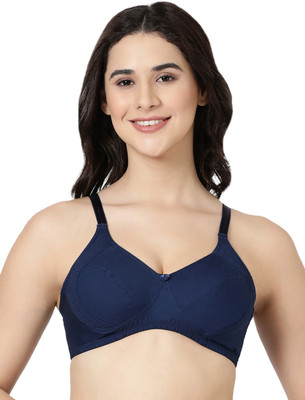 Blossom SIDE SHAPER Women Full Coverage Non Padded Bra(Dark Blue)