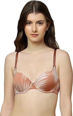 Triumph Palm T-Shirt Bra WP Women T-Shirt Lightly Padded Bra(Brown)